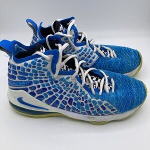 Nike LEBRON 17 GS 'SPRITE' BQ5594-434 Basketball Shoes Youth Size 6.5